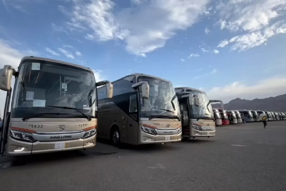 Bus Shalawat 24 Jam Nonstop Layani Perjalanan Ibadah Jemaah Haji